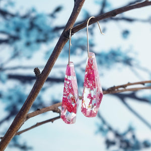 Faceted Dangles - Fuchsia & Gumnut Blossom - Little Hurricane Co