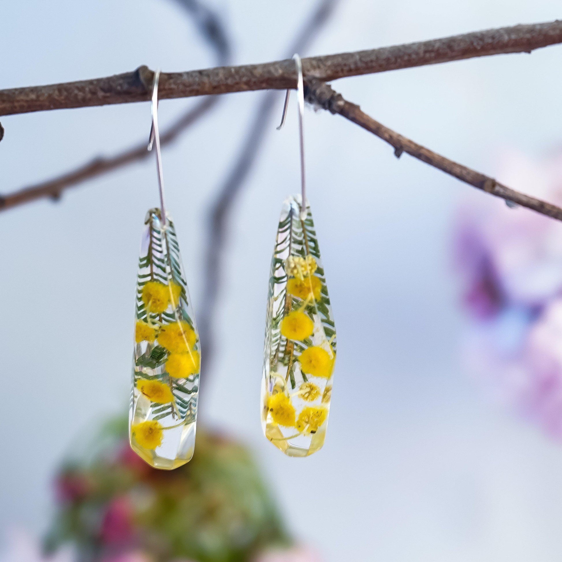 Faceted Dangles - Golden Wattle - Little Hurricane Co