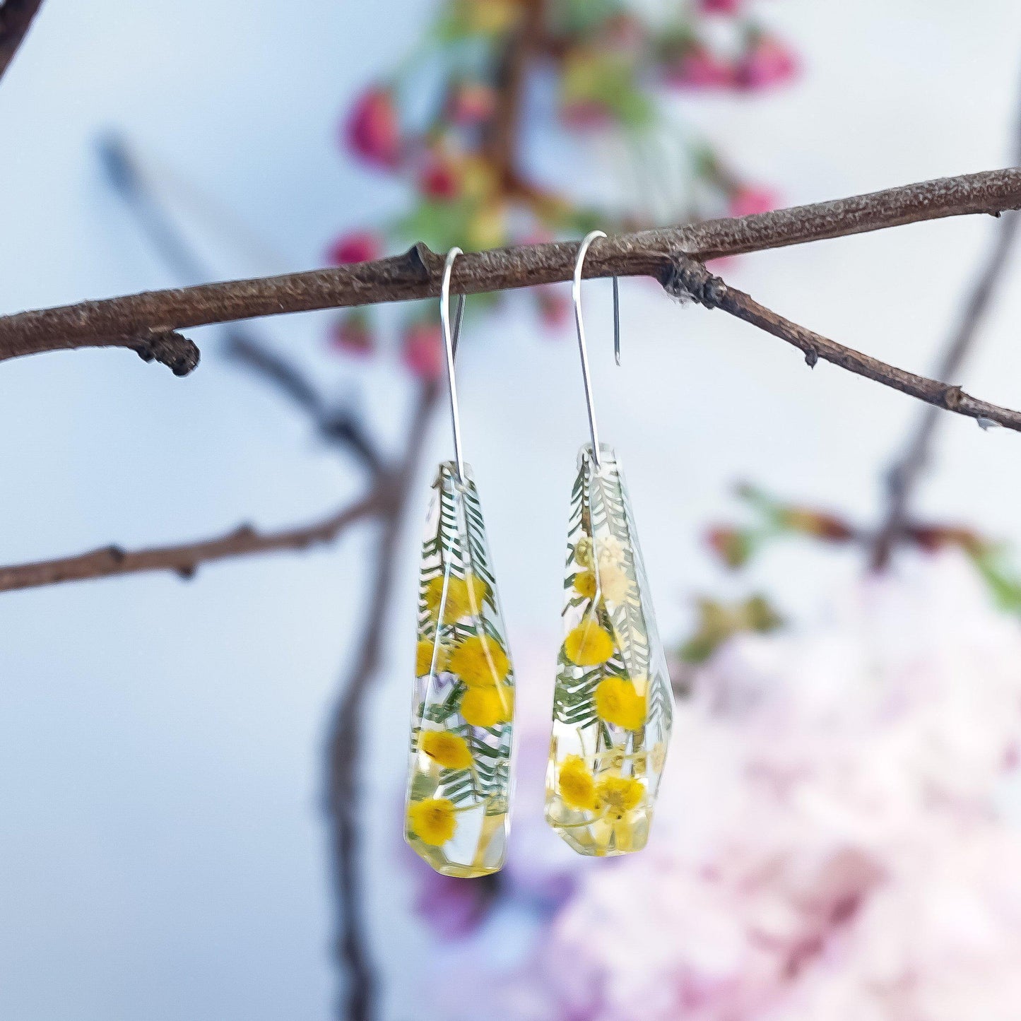 Faceted Dangles - Golden Wattle - Little Hurricane Co