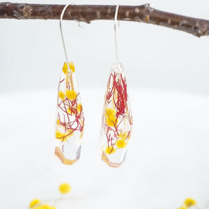 Faceted Dangles - Golden Wattle & Gumnut Blossom - Little Hurricane Co