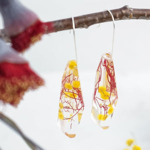 Faceted Dangles - Golden Wattle & Gumnut Blossom - Little Hurricane Co