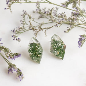 Faceted Studs - Reindeer Moss - Little Hurricane Co