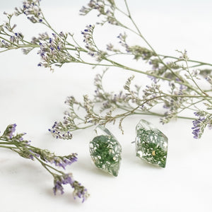 Faceted Studs - Reindeer Moss - Little Hurricane Co