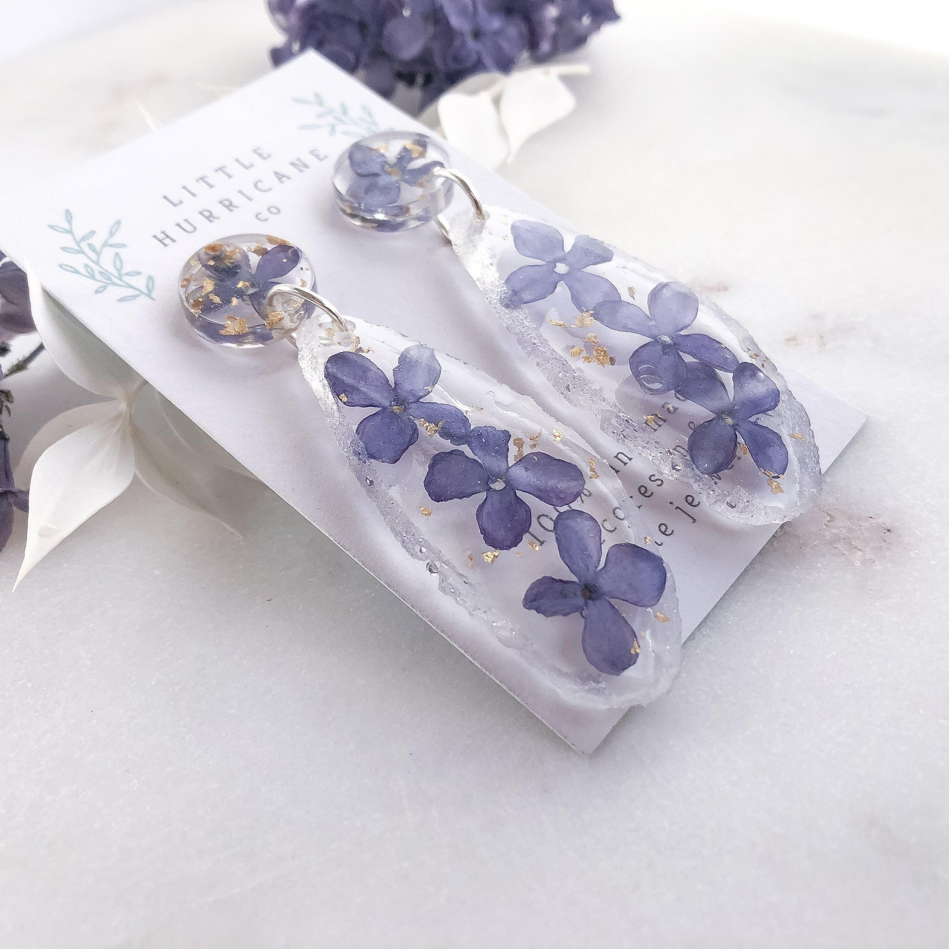 Floating Lilac Geode - Little Hurricane Co