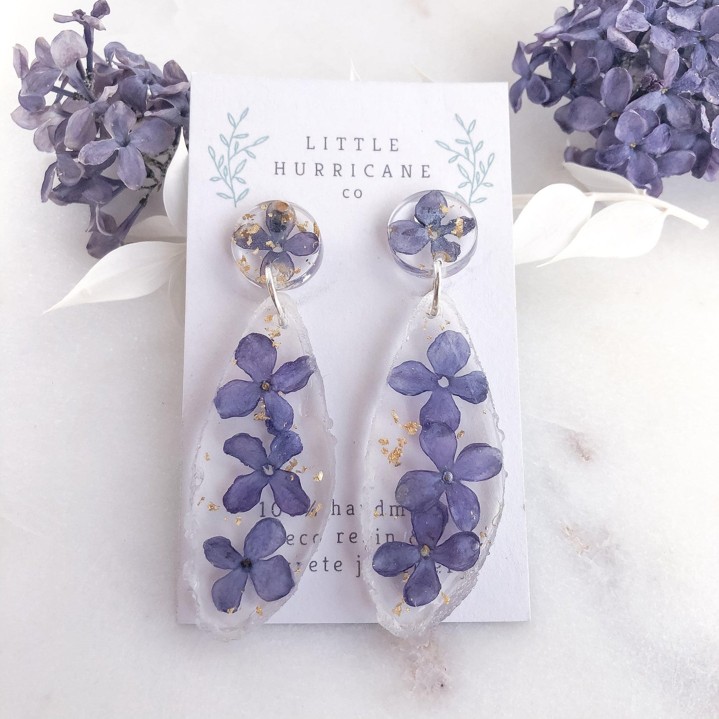 Floating Lilac Geode - Little Hurricane Co