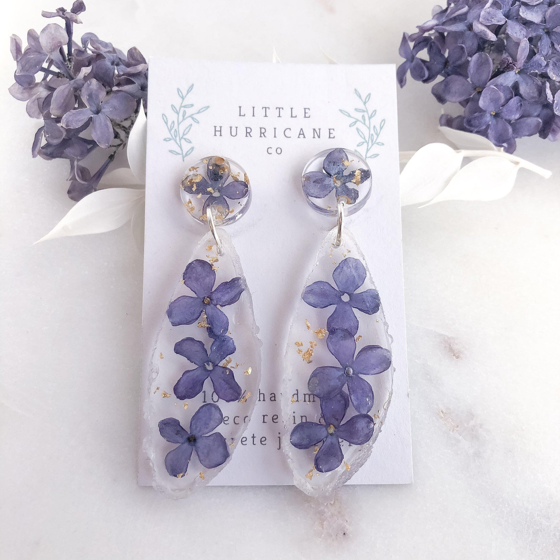 Floating Lilac Geode - Little Hurricane Co