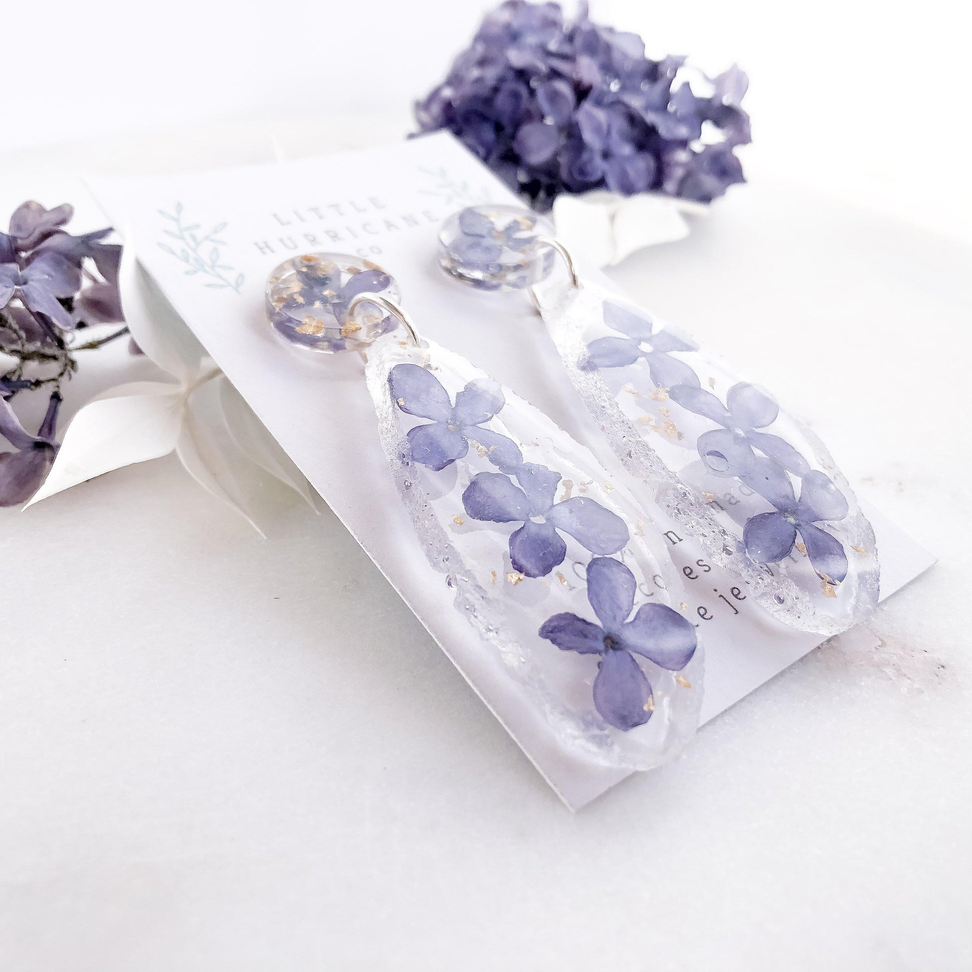 Floating Lilac Geode - Little Hurricane Co