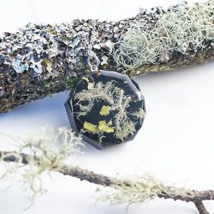 Foraged Lichen necklace - Little Hurricane Co