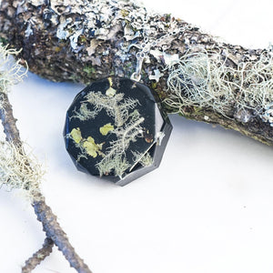 Foraged Lichen necklace - Little Hurricane Co