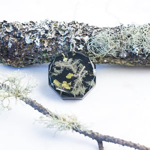 Foraged Lichen necklace - Little Hurricane Co