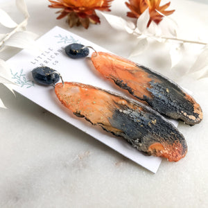 Golden Sunset Geode Dangles - Little Hurricane Co