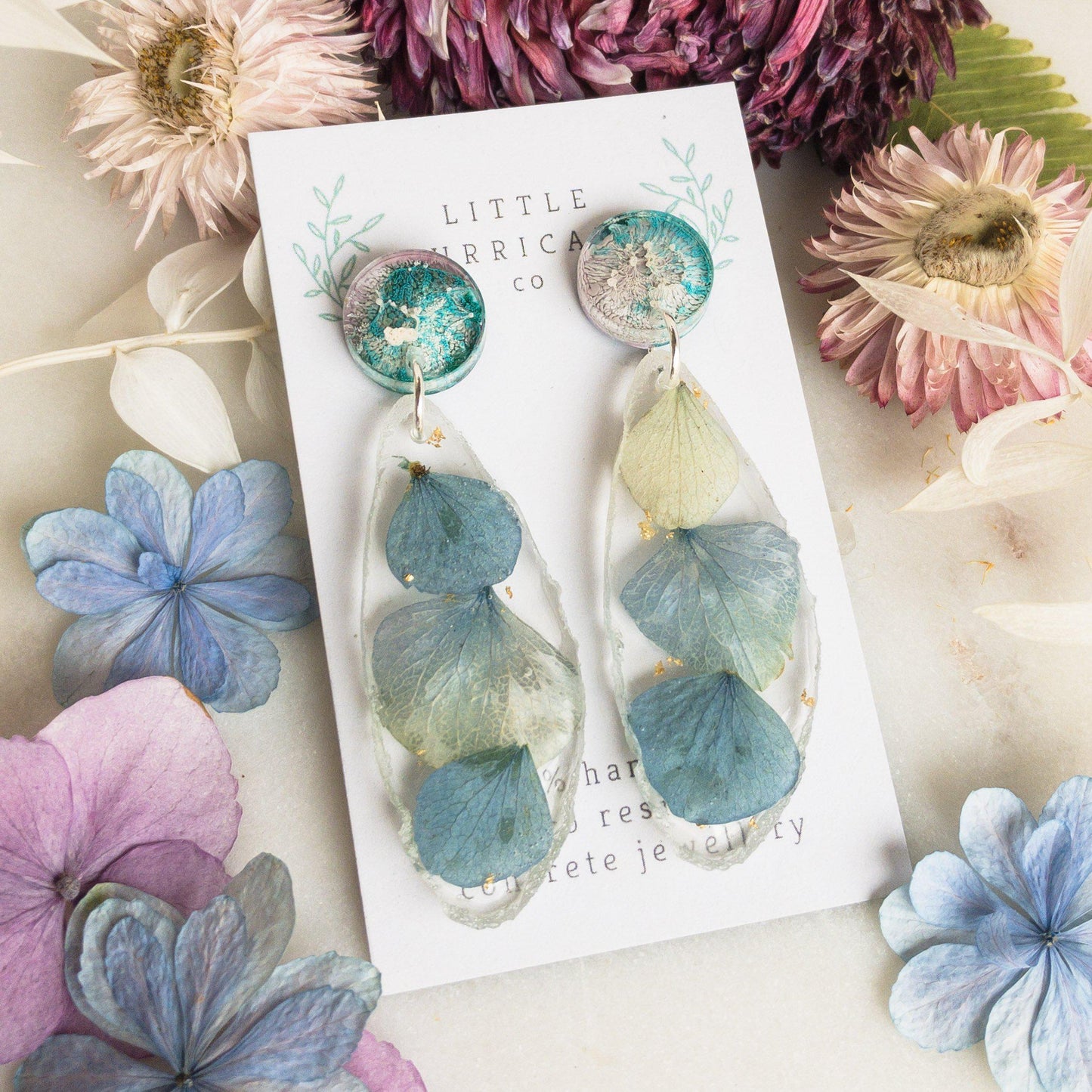 Hydrangea Dreams Geode - Little Hurricane Co