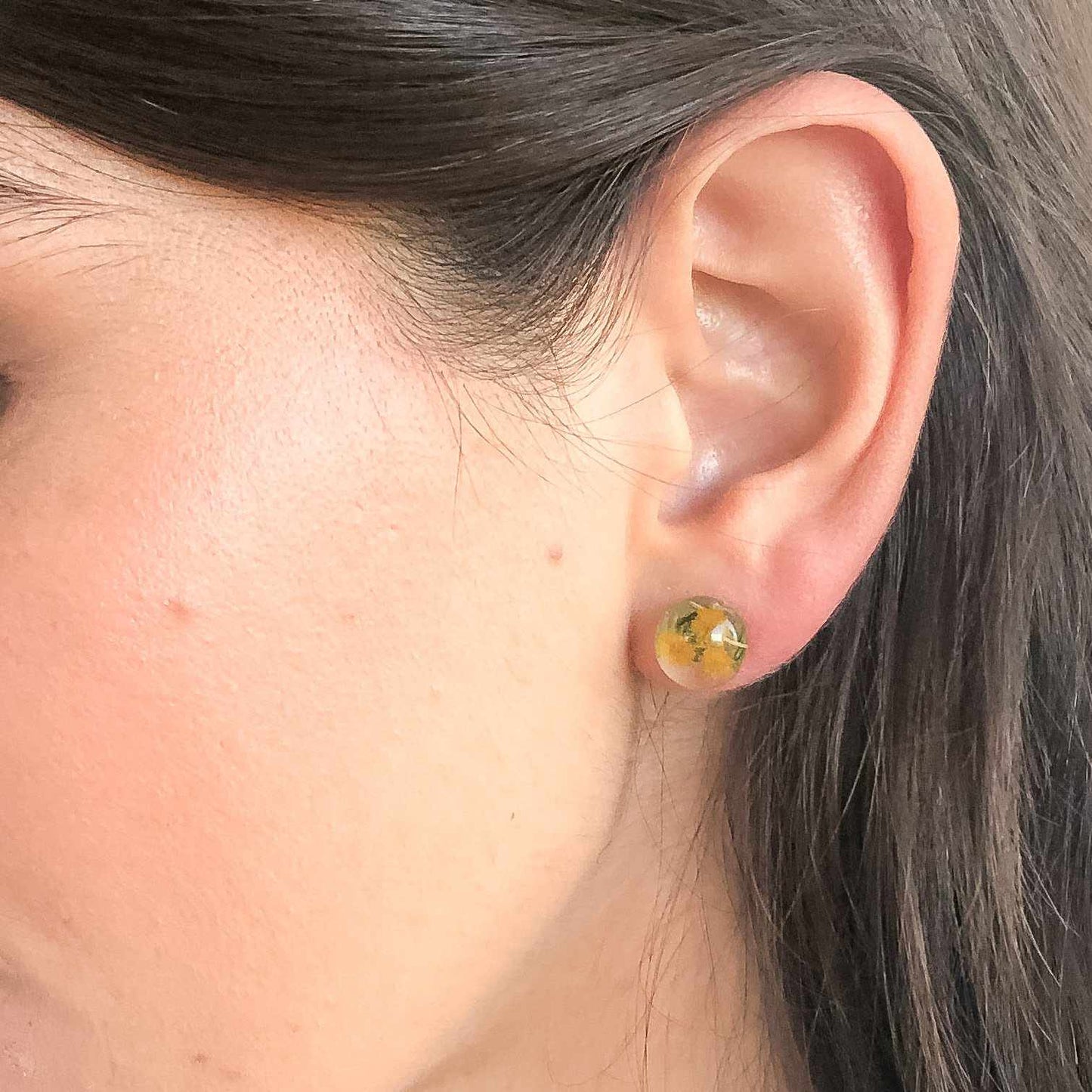 Sphere Studs - Golden Wattle - Little Hurricane Co