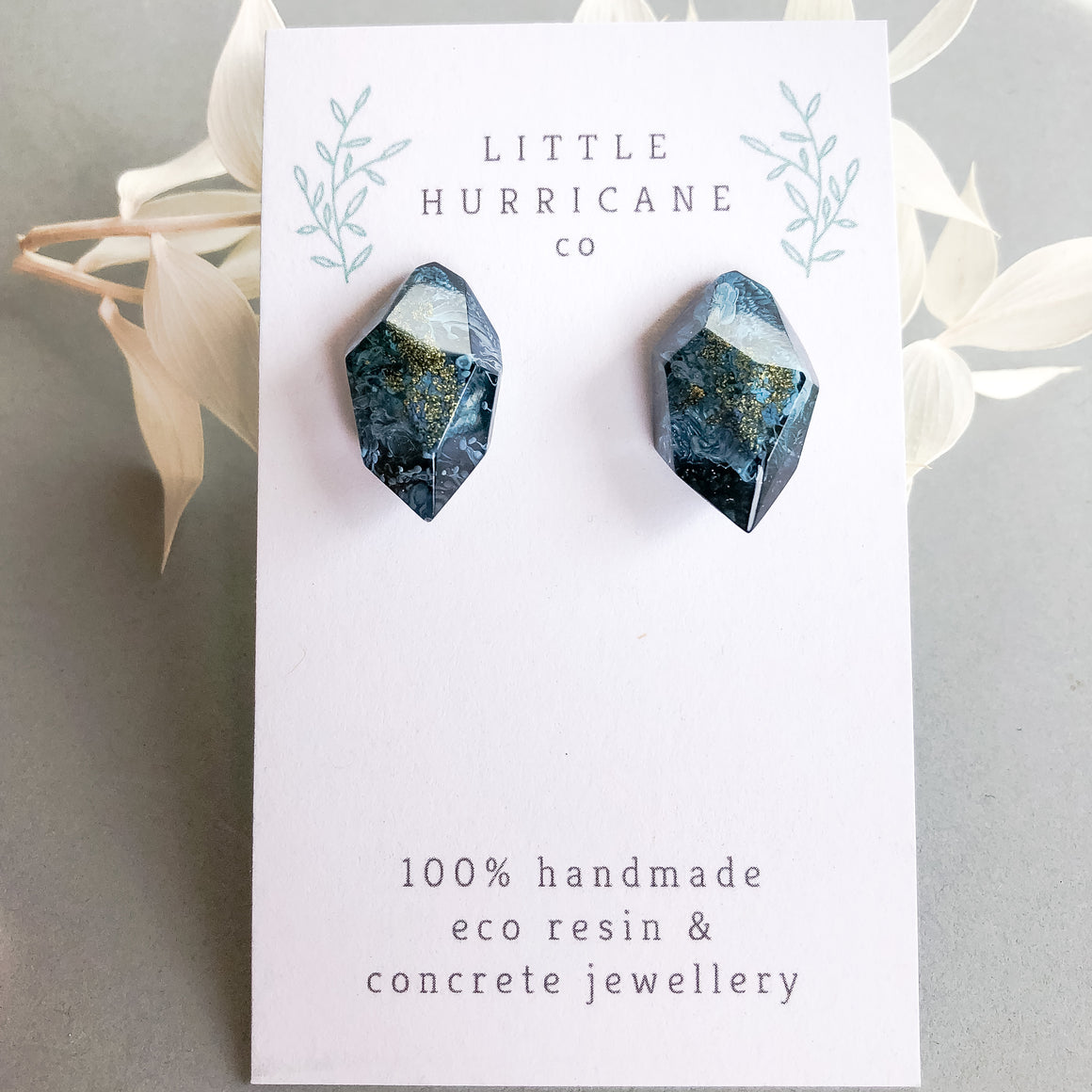 Stormy Nights Gem Studs