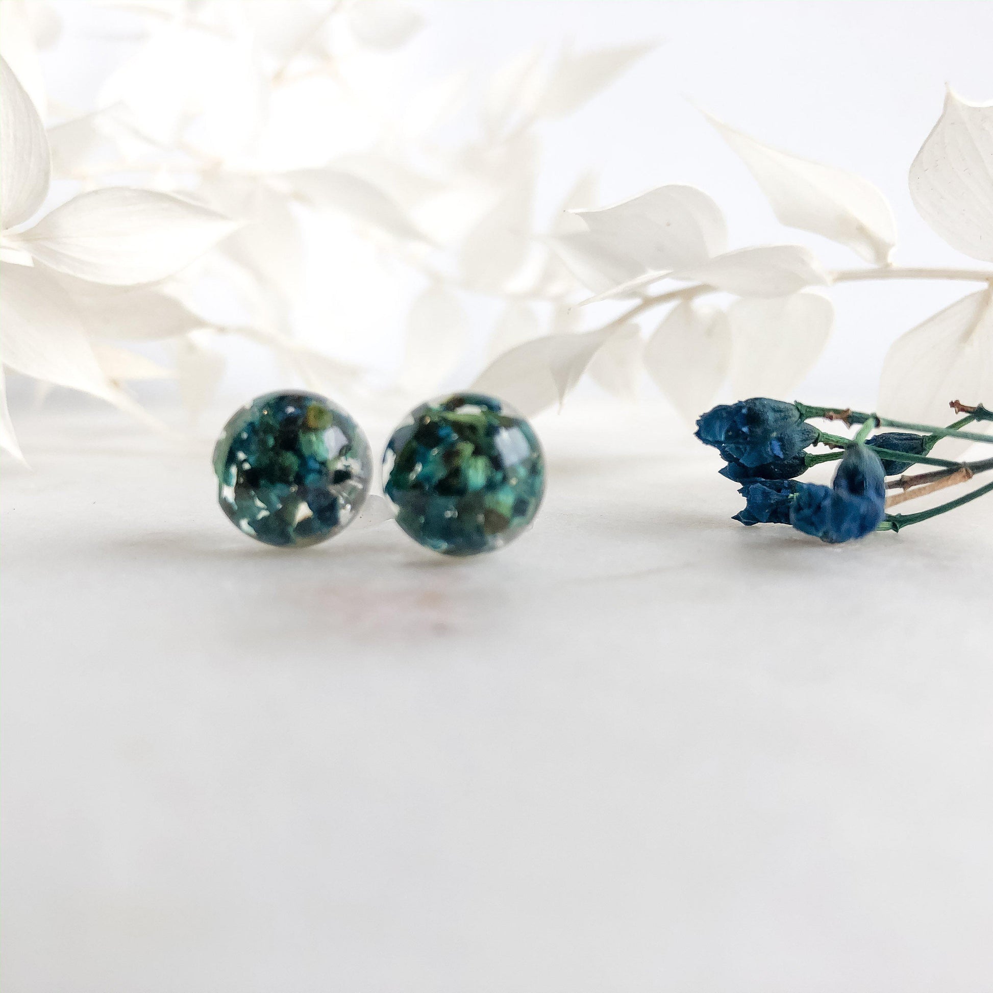 Sphere Studs - Blue Thryp - Little Hurricane Co