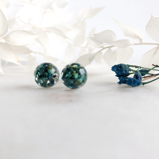 Sphere Studs - Blue Thryp - Little Hurricane Co