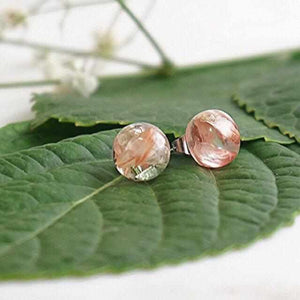 Sphere Studs - Strawberry Fields Flower - Little Hurricane Co