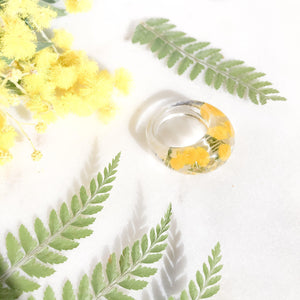 Statement Wattle Faceted Ring - Little Hurricane Co