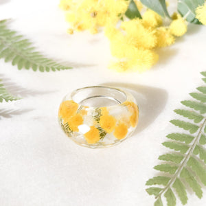 Statement Wattle Faceted Ring - Little Hurricane Co