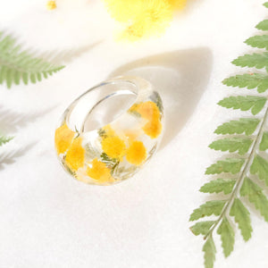Statement Wattle Faceted Ring - Little Hurricane Co
