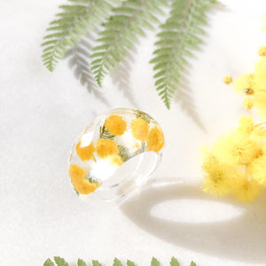 Statement Wattle Faceted Ring - Little Hurricane Co