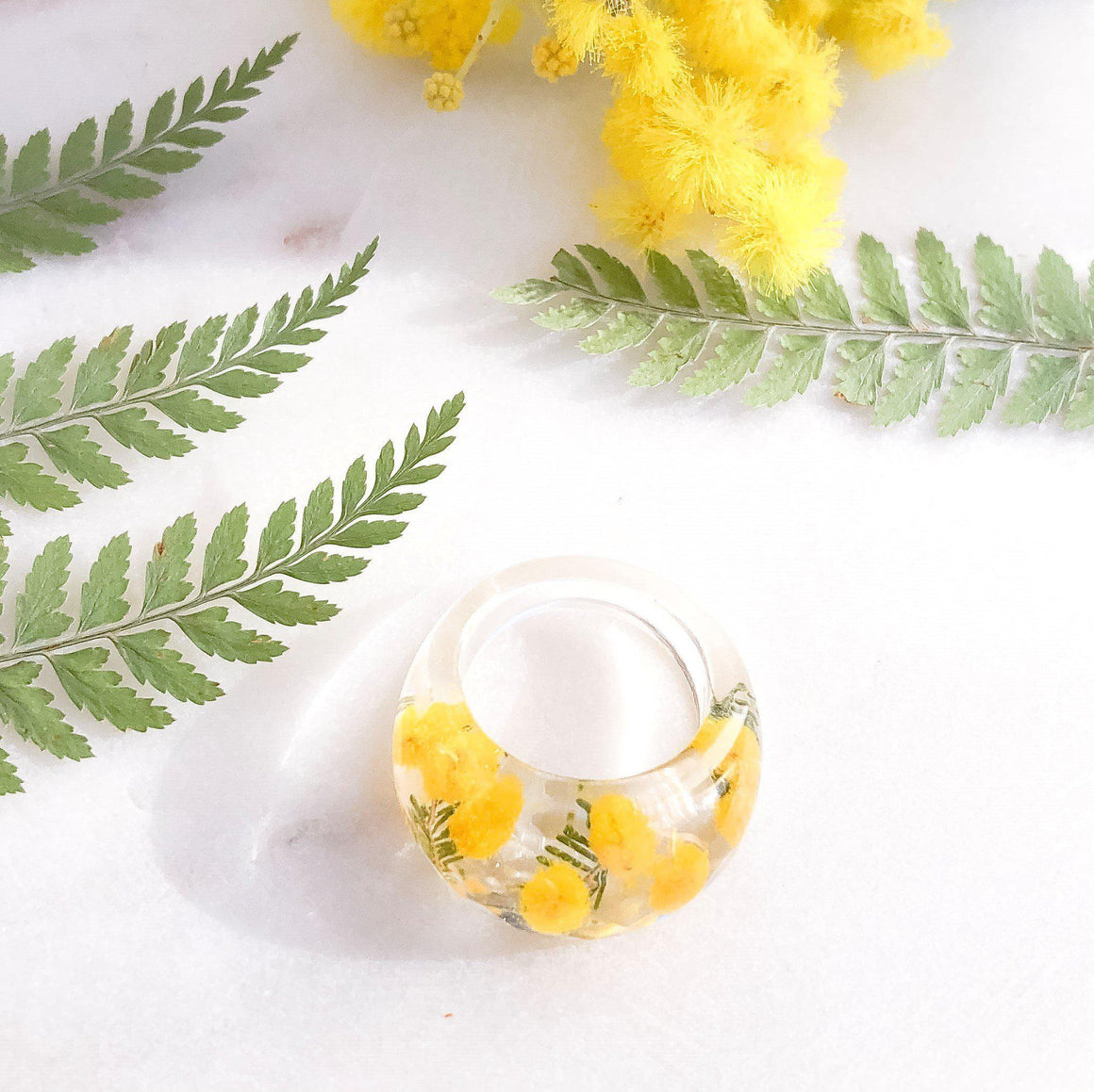 Statement Wattle Faceted Ring - Little Hurricane Co